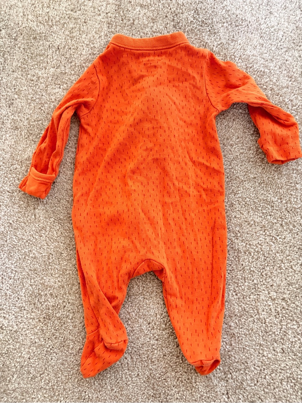 Old Navy Orange Fox Footed One-Piece - Picture 2 of 5